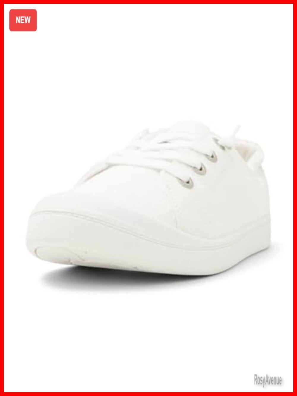 Roxy Bayshore Canvas Slip-On Sneaker Memory Foam Comfort Casual